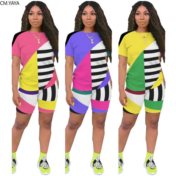 2021 sporty women two pieces sets summer trasuits striped print +jogger shorts leggings suit fitness outfit gl6263by, White
2021 sporty women two pieces sets summer trasuits striped print +jogger shorts leggings suit fitness outfit gl6263by, White