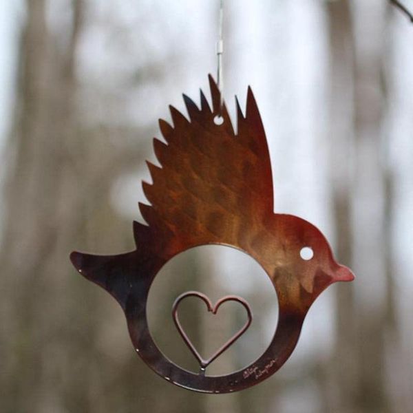 decorative objects & figurines hand forged wrought iron bird hanging ornaments with heart cutout metal art wall pendants outdoor garden deco
decorative objects & figurines hand forged wrought iron bird hanging ornaments with heart cutout metal art wall pendants outdoor garden deco