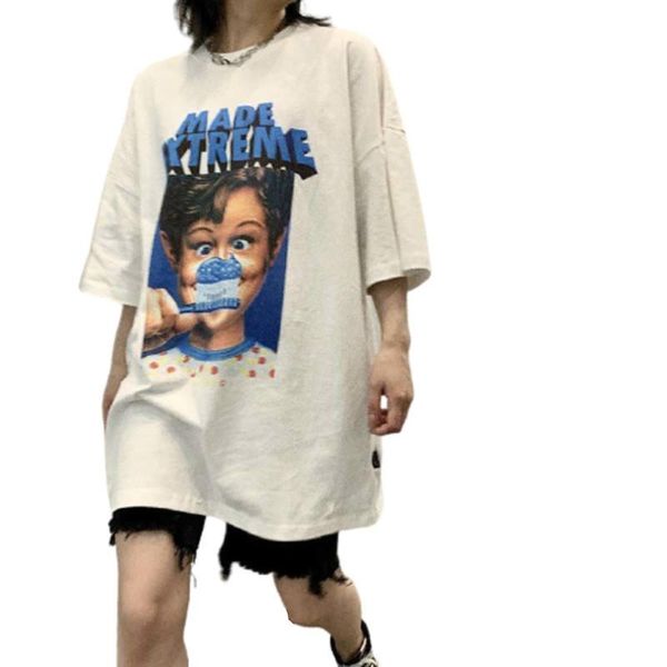 women's t-shirt fashion loose print short sleeve summer t shirt female women harajuku vintage streetwear plus size friends, White
women's t-shirt fashion loose print short sleeve summer t shirt female women harajuku vintage streetwear plus size friends, White