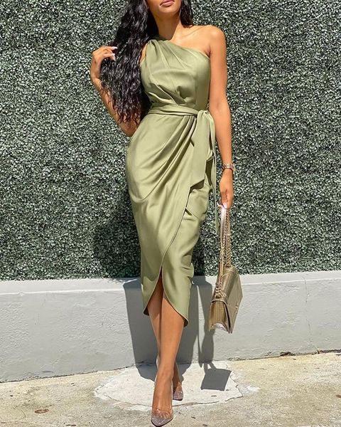 casual dresses woman dress one shoulder ruched design party bodycon sleeveless elegant solid vestido de mujer, Black;gray
casual dresses woman dress one shoulder ruched design party bodycon sleeveless elegant solid vestido de mujer, Black;gray