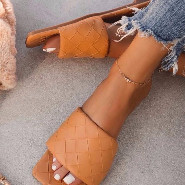 sandals casual women's slippers square head weave flat beach shoes female footwear pumps zapatillas mujer, Black
sandals casual women's slippers square head weave flat beach shoes female footwear pumps zapatillas mujer, Black