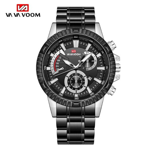wristwatches vava voom business men watches luminous quartz watch men's stainless steel band waterproof date relogio masculino, Slivery;brown
wristwatches vava voom business men watches luminous quartz watch men's stainless steel band waterproof date relogio masculino, Slivery;brown
