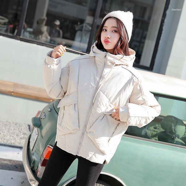 winter women jacket coats slim parkas female down cotton hooded overcoat thick warm jackets loose casual student q28721, Black
winter women jacket coats slim parkas female down cotton hooded overcoat thick warm jackets loose casual student q28721, Black