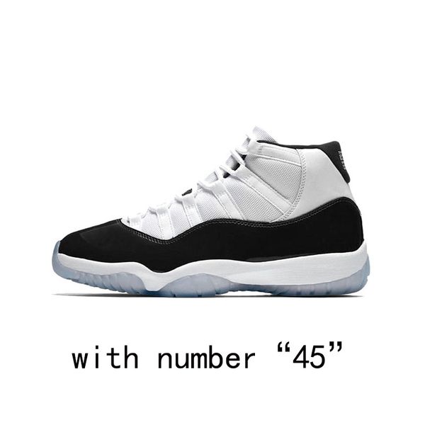 with box 11 platinum tint bred number 45 new concord basketball shoes men women shoes 11s red navy gamma blue 72-10 sneakers297h, Black
with box 11 platinum tint bred number 45 new concord basketball shoes men women shoes 11s red navy gamma blue 72-10 sneakers297h, Black