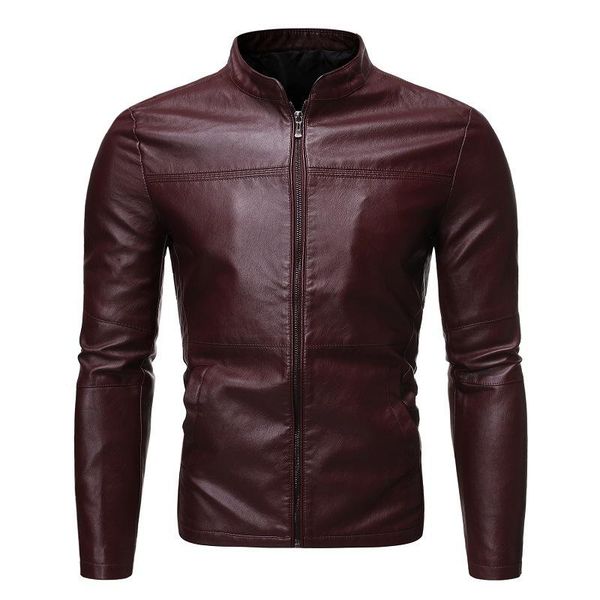 men's fur & faux leather jacket fashion spring autumn stand collar motorcycle slimming, Black
men's fur & faux leather jacket fashion spring autumn stand collar motorcycle slimming, Black