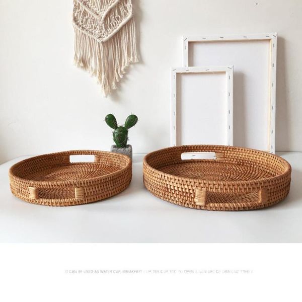 storage baskets hand-woven fruit tray natural rattan sundries creative handle shape basket round l2x6
storage baskets hand-woven fruit tray natural rattan sundries creative handle shape basket round l2x6