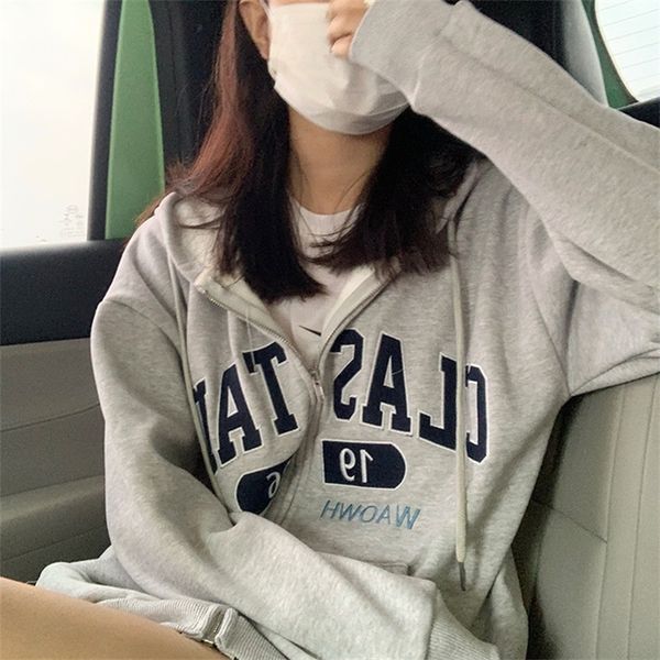 alphanumeric printed plush thickened hoodie women's 2021 autumn winter new korean loose cardigan fashion, Black
alphanumeric printed plush thickened hoodie women's 2021 autumn winter new korean loose cardigan fashion, Black