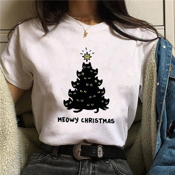 women's t-shirt merry christmas graphic t shirt for women cat cartoon casual cute trend tee print lady t-shirts womens ladies female, White
women's t-shirt merry christmas graphic t shirt for women cat cartoon casual cute trend tee print lady t-shirts womens ladies female, White