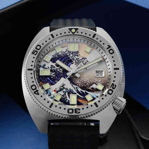 wristwatch pam dive mechanical tag watch stainless steel luminous analog gmt clock rubber belt buckle sports automatic luxury mens watches, Slivery;brown
wristwatch pam dive mechanical tag watch stainless steel luminous analog gmt clock rubber belt buckle sports automatic luxury mens watches, Slivery;brown