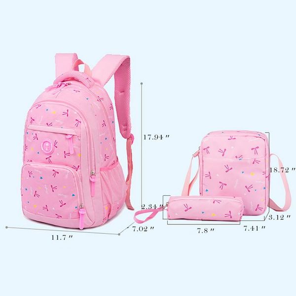 dihope 3pcs waterproof children school bags set for girl fashion dot cute backpack starting the gift
dihope 3pcs waterproof children school bags set for girl fashion dot cute backpack starting the gift
