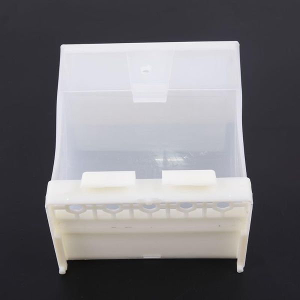 other bird supplies white screw-fixed poultry feeder food container pigeon capacity 440ml automatic convenient parrot