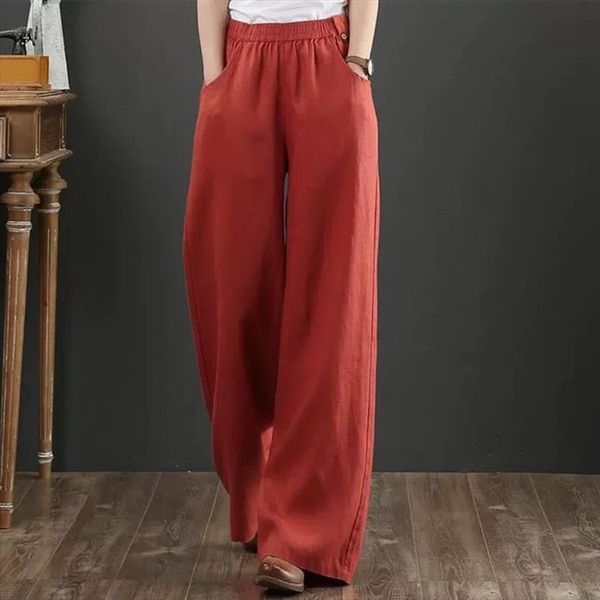 high waist autumn casual cotton women pants linen loose wide leg straight lady long spring summer, Black;white
high waist autumn casual cotton women pants linen loose wide leg straight lady long spring summer, Black;white