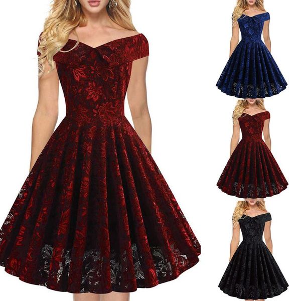 summer dress 2021 robe femme women's sleeveless floral lace solid vintage country rock cocktail party ropa mujer shein @5 casual dresse, Black;gray
summer dress 2021 robe femme women's sleeveless floral lace solid vintage country rock cocktail party ropa mujer shein @5 casual dresse, Black;gray