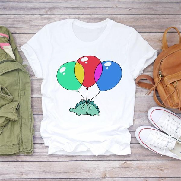 balloon funny animal cartoon women t shirt fashion print clothes womens ladies graphic female tee, White
balloon funny animal cartoon women t shirt fashion print clothes womens ladies graphic female tee, White