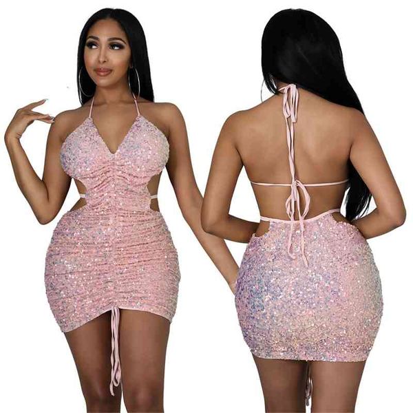 xqy9357 fashion casual dresses hanging neck bandage open back pleated buttock a-line skirt sequin bead party, Black;gray
xqy9357 fashion casual dresses hanging neck bandage open back pleated buttock a-line skirt sequin bead party, Black;gray