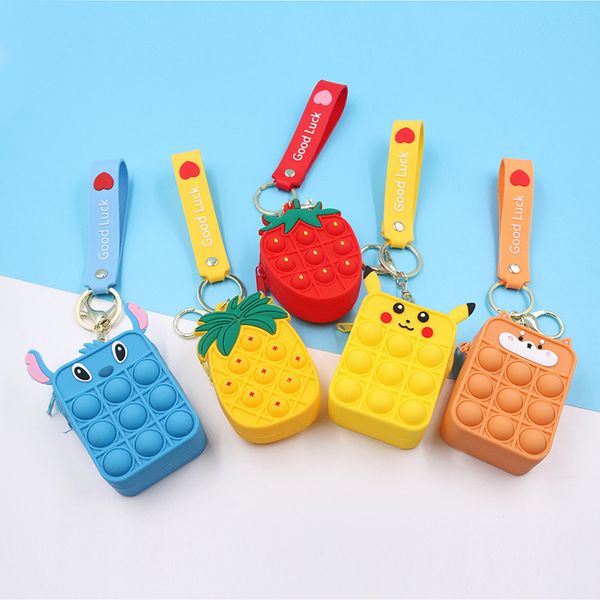 fidget coin purse keychain bag pendant decompression storage toys cartoon push rainbow color mini bubble key ring kids boys girls gifts stre
fidget coin purse keychain bag pendant decompression storage toys cartoon push rainbow color mini bubble key ring kids boys girls gifts stre