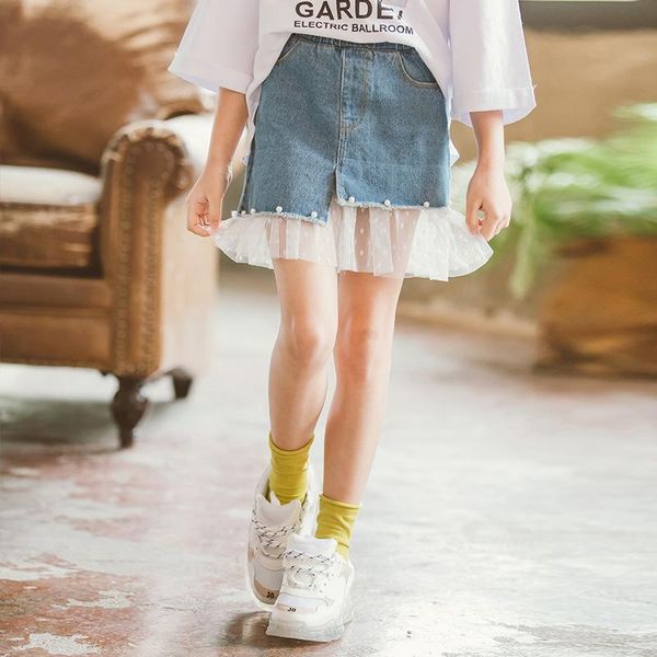 skirts girls jean korean baby girl lace stitching tutu skirt kids denim school outfit children's clothing for, Blue
skirts girls jean korean baby girl lace stitching tutu skirt kids denim school outfit children's clothing for, Blue