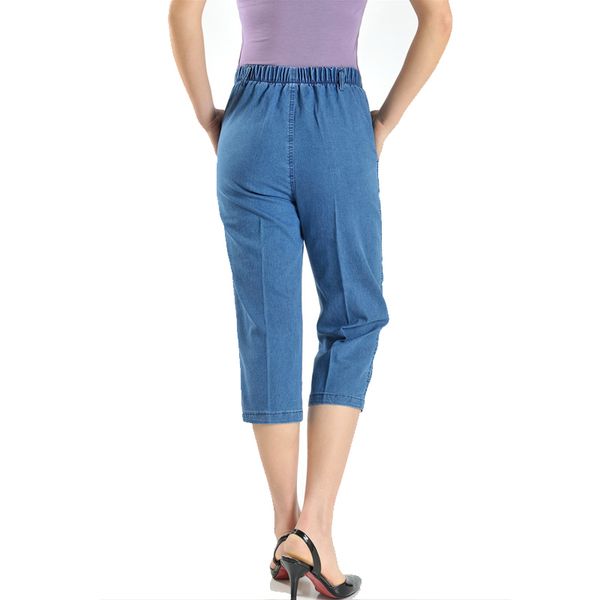 casual capris female summer women calf-length denim pants mom high waist plus size jean for woman jeans mujer 2021, Blue
casual capris female summer women calf-length denim pants mom high waist plus size jean for woman jeans mujer 2021, Blue