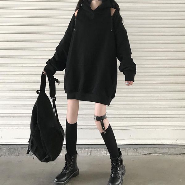 women's hoodies & sweatshirts goohojio 2021 irregular autumn oversized women casual fashionable loose vintage ladies streetwear, Black
women's hoodies & sweatshirts goohojio 2021 irregular autumn oversized women casual fashionable loose vintage ladies streetwear, Black