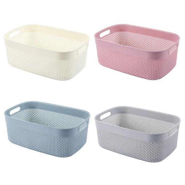 storage baskets 85la household rectangular mesh basket with double handle knit organizer bin 
storage baskets 85la household rectangular mesh basket with double handle knit organizer bin