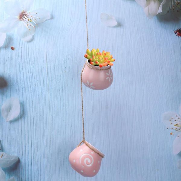 planters & pots 4pcs in 2 string hanging ceramic pot wall ceiling mount succulent plant container bonsai with
planters & pots 4pcs in 2 string hanging ceramic pot wall ceiling mount succulent plant container bonsai with