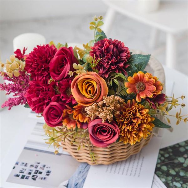 decorative flowers & wreaths multicolor rose daisy artificial silk flower scrapbooking for home wedding birthday party decoration fake
decorative flowers & wreaths multicolor rose daisy artificial silk flower scrapbooking for home wedding birthday party decoration fake