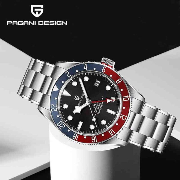2021 new pagani desing men watch luxury brand bb58 mens mechanical watches gmt sapphire crystal luminous clock orologio uomo, Silver
2021 new pagani desing men watch luxury brand bb58 mens mechanical watches gmt sapphire crystal luminous clock orologio uomo, Silver