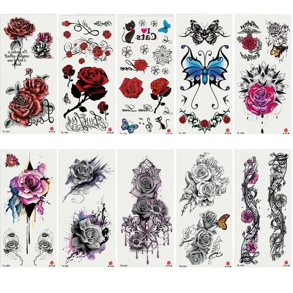 tattoo paste ai mei sticker waterproof men's and women's flowers korean body painting
tattoo paste ai mei sticker waterproof men's and women's flowers korean body painting