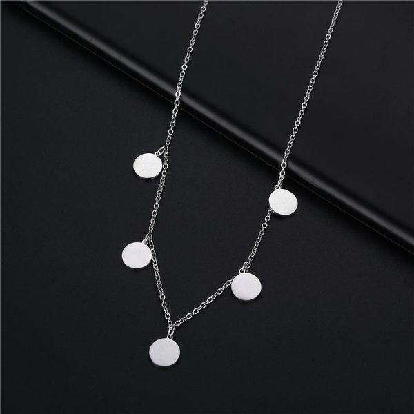 chokers 1 pcs stainless steel round coin choker necklace for women hip hop style geometric disc clavicle chain jewelry gift, Golden;silver
chokers 1 pcs stainless steel round coin choker necklace for women hip hop style geometric disc clavicle chain jewelry gift, Golden;silver