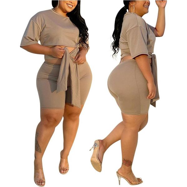 plus size tracksuits xl-4xl women summer short set 2021 solid color casual bandage and shorts two piece wholesale drop, Black
plus size tracksuits xl-4xl women summer short set 2021 solid color casual bandage and shorts two piece wholesale drop, Black