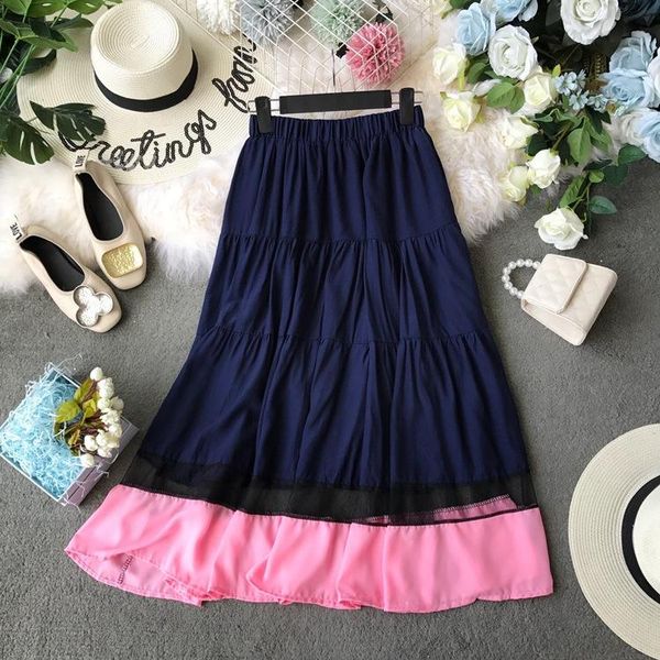 skirts 2021 summer arrival color matching spliced vintage skirt chiffon black long 3 colors available
skirts 2021 summer arrival color matching spliced vintage skirt chiffon black long 3 colors available