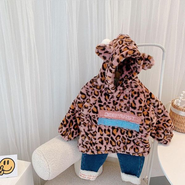 jackets warm winter children kids thicken fleece leopard print hooded pullover baby girls casual outerwear coats casaco, Blue;gray
jackets warm winter children kids thicken fleece leopard print hooded pullover baby girls casual outerwear coats casaco, Blue;gray