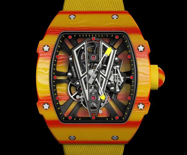 wristwatches luxury black red orange canvas leather men watch sapphire automatic mechanical carbon fiber ntpt watches, Slivery;brown
wristwatches luxury black red orange canvas leather men watch sapphire automatic mechanical carbon fiber ntpt watches, Slivery;brown