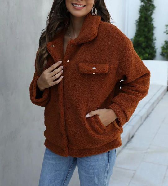 winter fashion womens vintage woolen jackets coats 2021 casual ladies jacket coats clothes streetwear thicken coat clothes, Black;brown
winter fashion womens vintage woolen jackets coats 2021 casual ladies jacket coats clothes streetwear thicken coat clothes, Black;brown