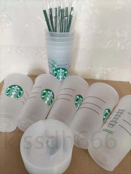 starbucks 24oz/710ml plastic tumbler mugs reusable clear drinking flat bottom cup pillar shape lid straw mug bardian dhl
starbucks 24oz/710ml plastic tumbler mugs reusable clear drinking flat bottom cup pillar shape lid straw mug bardian dhl