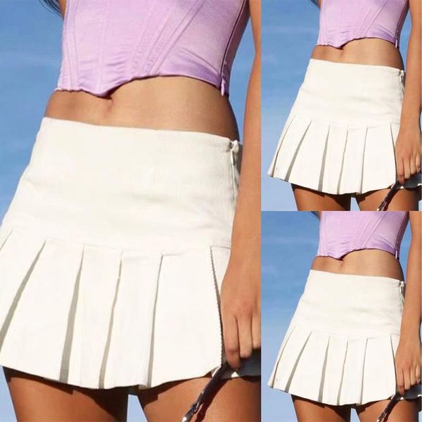 skirts fashion womens solid color high waist splicing pleated skirt short wind cosplay plaid kawaii female, Black
skirts fashion womens solid color high waist splicing pleated skirt short wind cosplay plaid kawaii female, Black