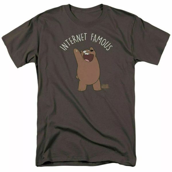 we bare bears internet t shirt mens licensed cartoon merchandise charcoal, White;black
we bare bears internet t shirt mens licensed cartoon merchandise charcoal, White;black