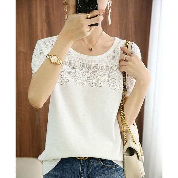 women's t-shirt beliarst 100% pure cotton short-sleeved summer pullover vest ladies o-neck knitted loose for women, White
women's t-shirt beliarst 100% pure cotton short-sleeved summer pullover vest ladies o-neck knitted loose for women, White