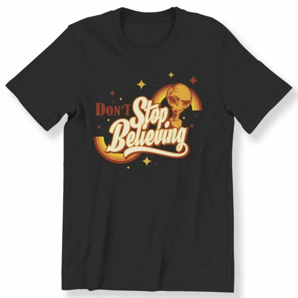 mens ladies don't sbelieving t-shirt alien retro ufo cool gift 100% cotton, White;black
mens ladies don't sbelieving t-shirt alien retro ufo cool gift 100% cotton, White;black
