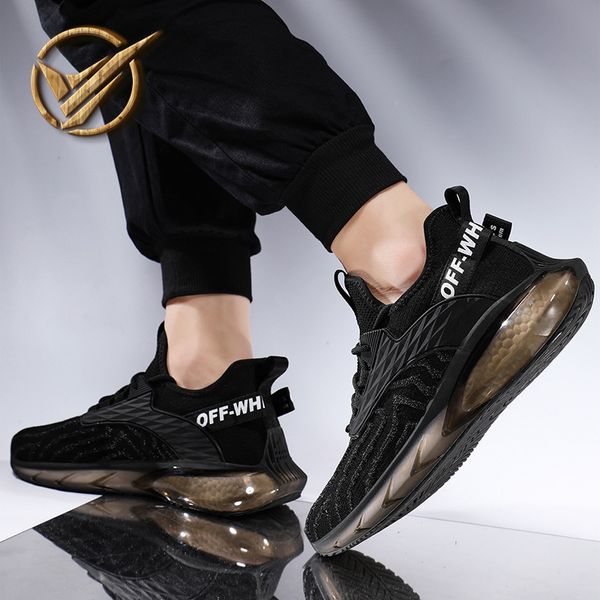 flying woven sports 2021 summer new men's popcorn soft soled ultra light running shoes, Black
flying woven sports 2021 summer new men's popcorn soft soled ultra light running shoes, Black