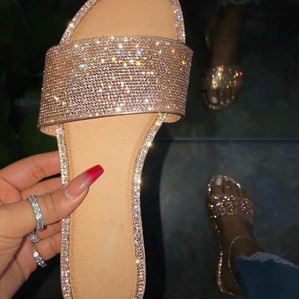 fashion flat bottom outdoor female slippers wild roman rhinestones comfortable plus size beach women, Black
fashion flat bottom outdoor female slippers wild roman rhinestones comfortable plus size beach women, Black