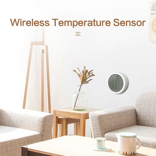 smart home control tuya zigbee temperature and humidity sensor with led screen work assistant hub
smart home control tuya zigbee temperature and humidity sensor with led screen work assistant hub