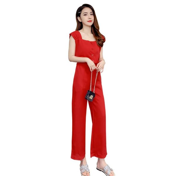 women's jumpsuits & rompers cinessd fleabag jumpsuit for women red sleeveless slash neck casual skinny broadcloth full length playsuit, Black;white
women's jumpsuits & rompers cinessd fleabag jumpsuit for women red sleeveless slash neck casual skinny broadcloth full length playsuit, Black;white