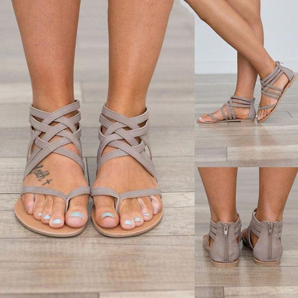 women sandals shoes flat heel rome women's split toe hollow out zapatos de mujer, Black
women sandals shoes flat heel rome women's split toe hollow out zapatos de mujer, Black