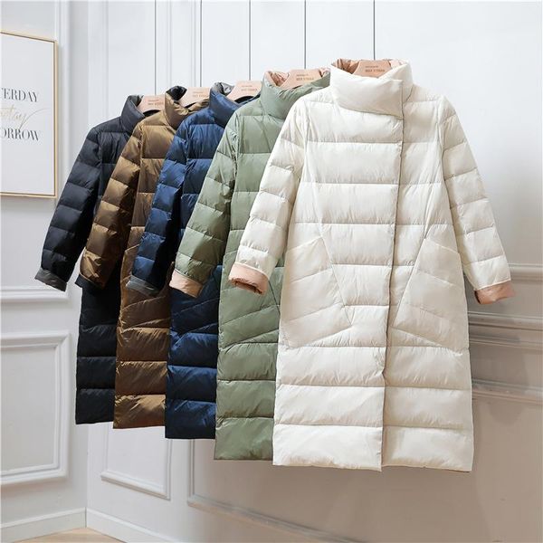 women's down & parkas wear light jacket on both women's medium and long style 2021 winter korean version, slim thin, double-sided, Black
women's down & parkas wear light jacket on both women's medium and long style 2021 winter korean version, slim thin, double-sided, Black
