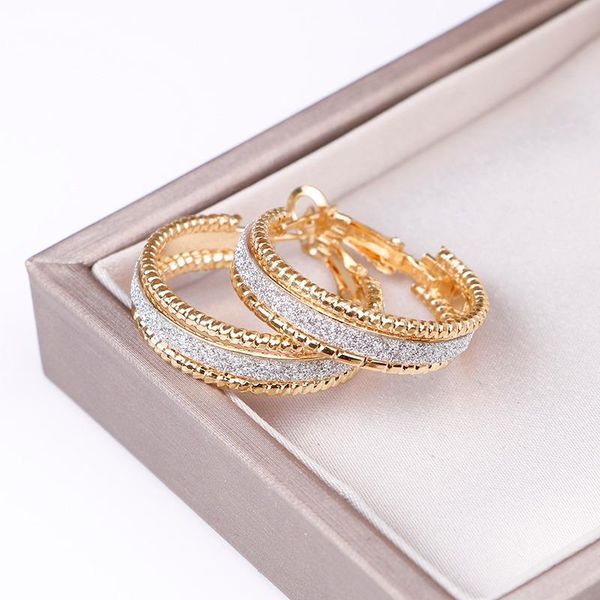 hoop & huggie 2021 gold color small earrings for women round 25mm shining fashion jewelry womens ear accessories, Golden;silver
hoop & huggie 2021 gold color small earrings for women round 25mm shining fashion jewelry womens ear accessories, Golden;silver
