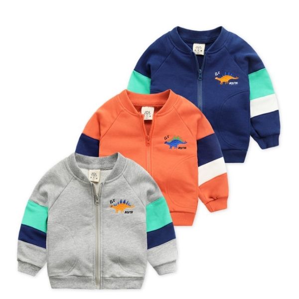 boys jackets cartoon hooded fashion children dinosaur jacket windbreaker for spring autumn kids clothing baseball outwear coat, White
boys jackets cartoon hooded fashion children dinosaur jacket windbreaker for spring autumn kids clothing baseball outwear coat, White