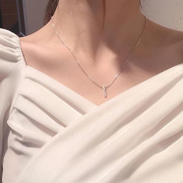 ladies double layer u-shape thai silver necklace quality temperament short chain clavicle charm for women 2021 chains
ladies double layer u-shape thai silver necklace quality temperament short chain clavicle charm for women 2021 chains