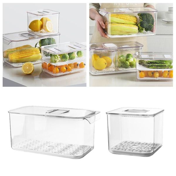 storage bottles & jars refrigerator food box with lids kitchen fruit vegetable drain basket plastic separate fresh keeping seal
storage bottles & jars refrigerator food box with lids kitchen fruit vegetable drain basket plastic separate fresh keeping seal