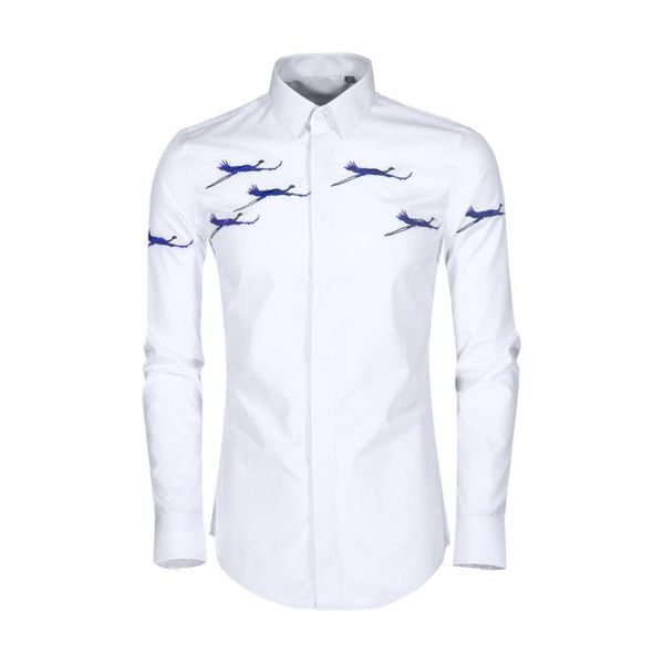 men's casual shirts arrival autumn embroidery long sleeve men hand-painted plus size l xl 2xl 3xl 4xl, White;black
men's casual shirts arrival autumn embroidery long sleeve men hand-painted plus size l xl 2xl 3xl 4xl, White;black